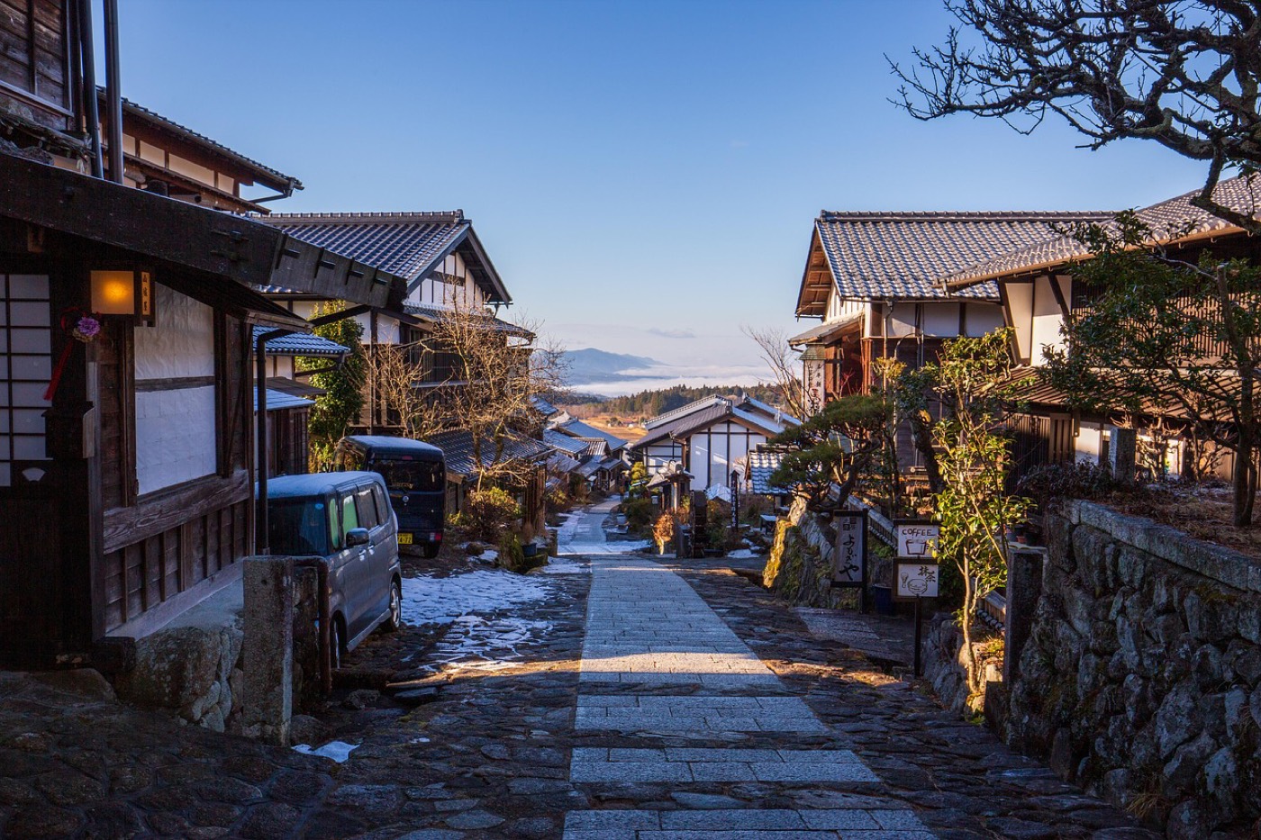 A calm Japanese landscape